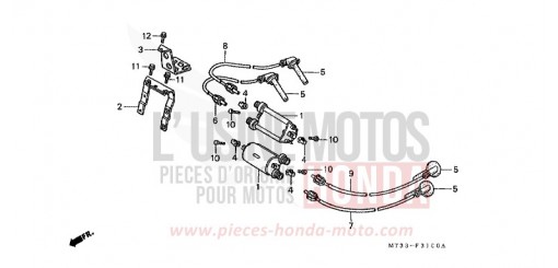 BOBINE D'ALLUMAGE ST1100N de 1992